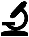 microscope icon symbol vector illustration w
